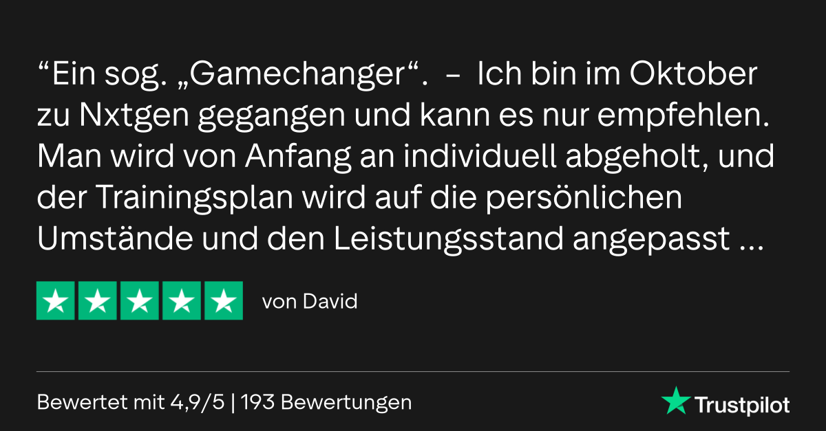 Trustpilot Bewertung von David