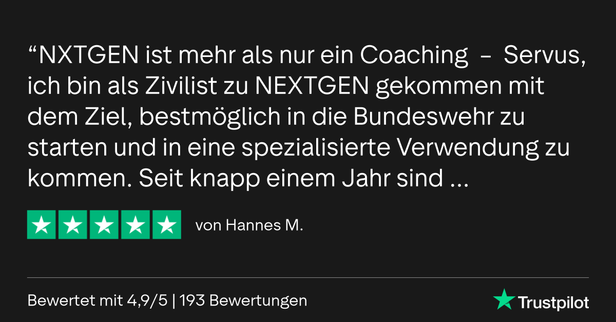 Trustpilot Bewertung von Hannes M.