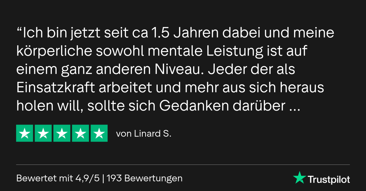 Trustpilot Bewertung von Linard S.